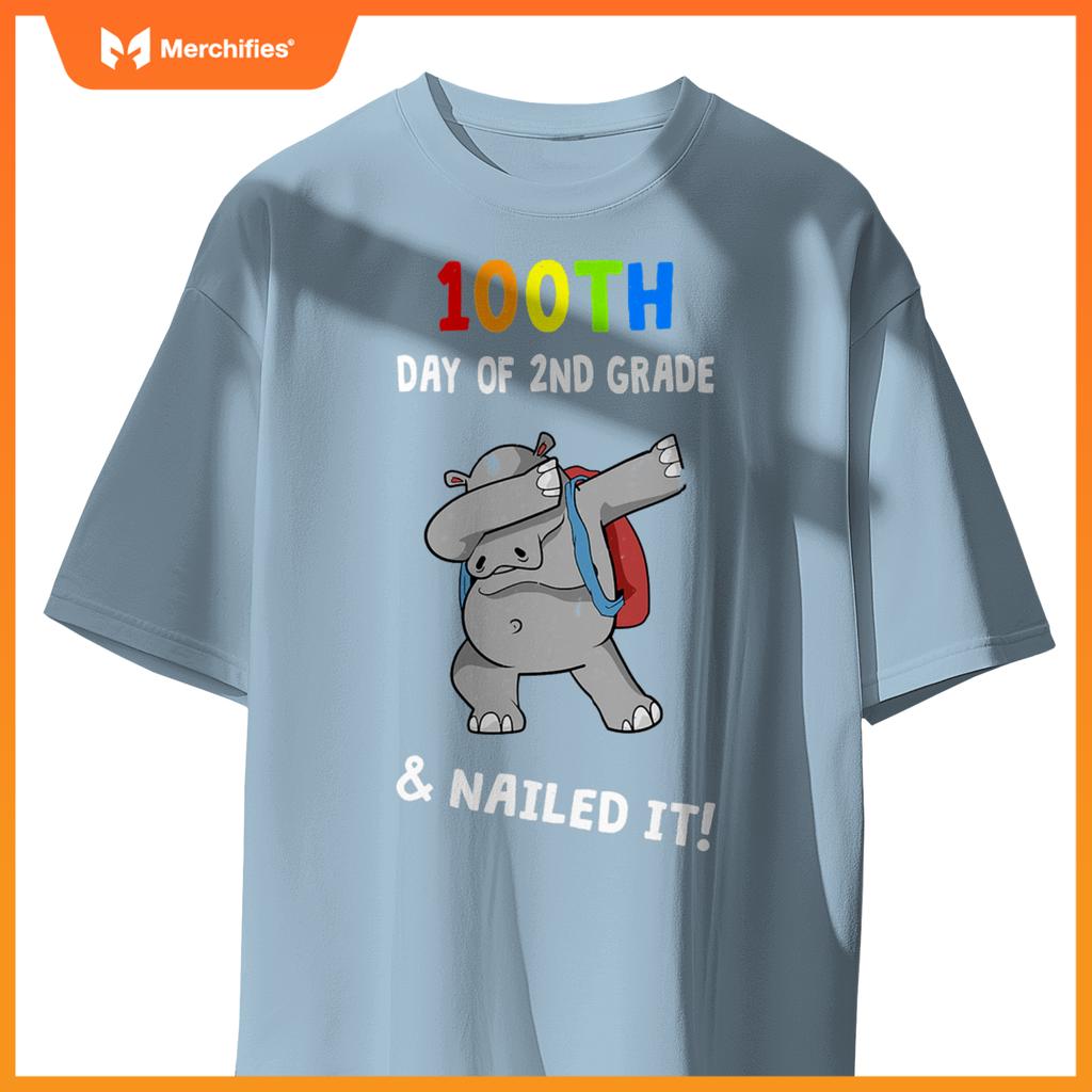 100th day of school & nailed it hippo 2nd grade teacher