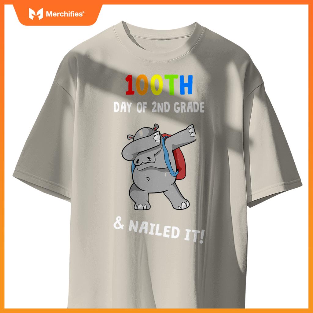 100th day of school & nailed it hippo 2nd grade teacher