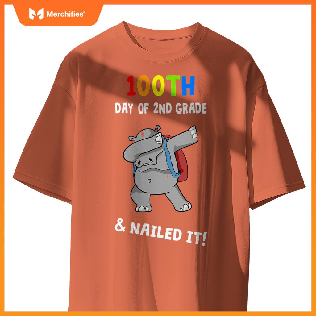 100th day of school & nailed it hippo 2nd grade teacher