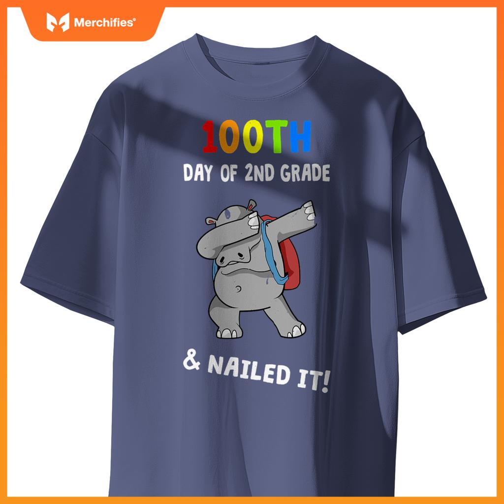 100th day of school & nailed it hippo 2nd grade teacher