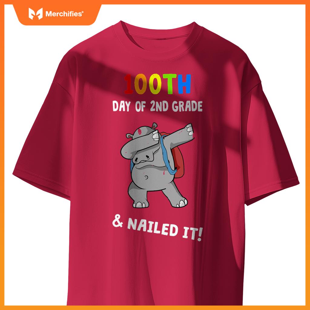 100th day of school & nailed it hippo 2nd grade teacher