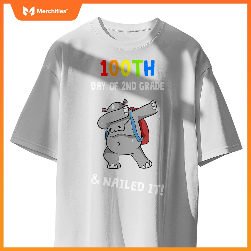 100th day of school & nailed it hippo 2nd grade teacher