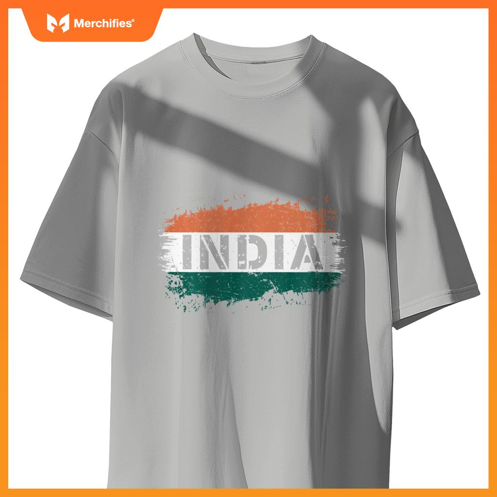 1947 Indian Flag Patriotic T-Shirt