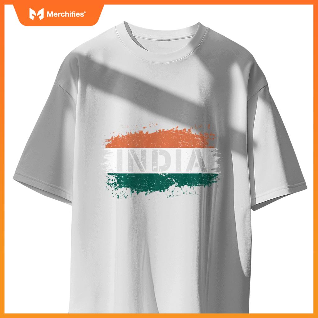 1947 Indian Flag Patriotic T-Shirt