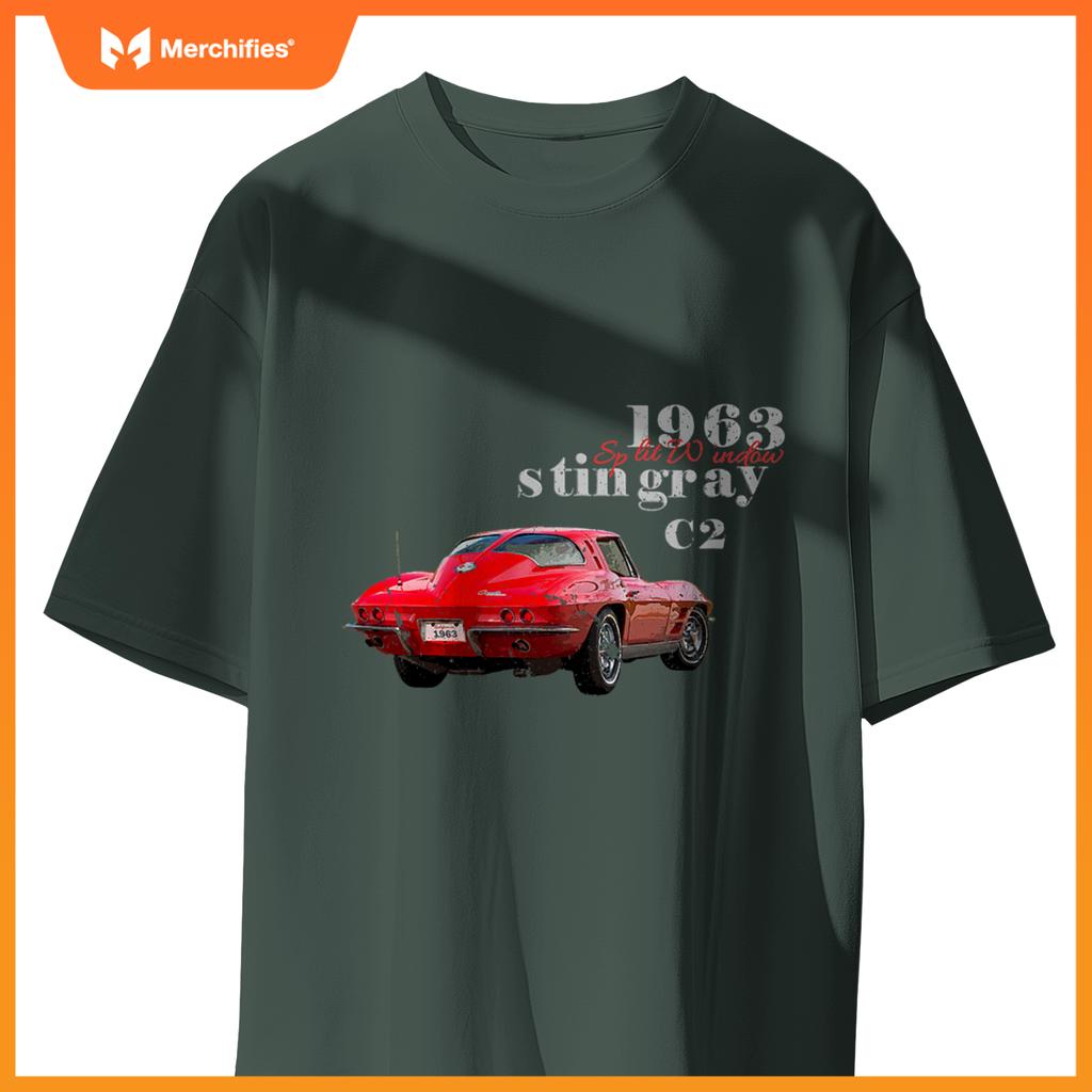 1963 Stingray Split Window American Sports Car 1960s T-Shirt