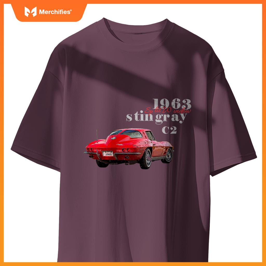 1963 Stingray Split Window American Sports Car 1960s T-Shirt