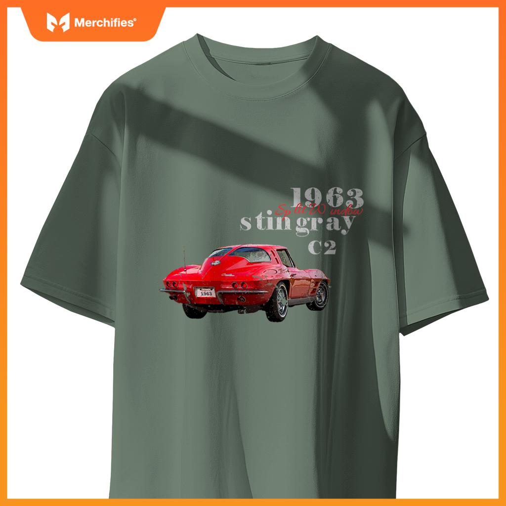 1963 Stingray Split Window American Sports Car 1960s T-Shirt