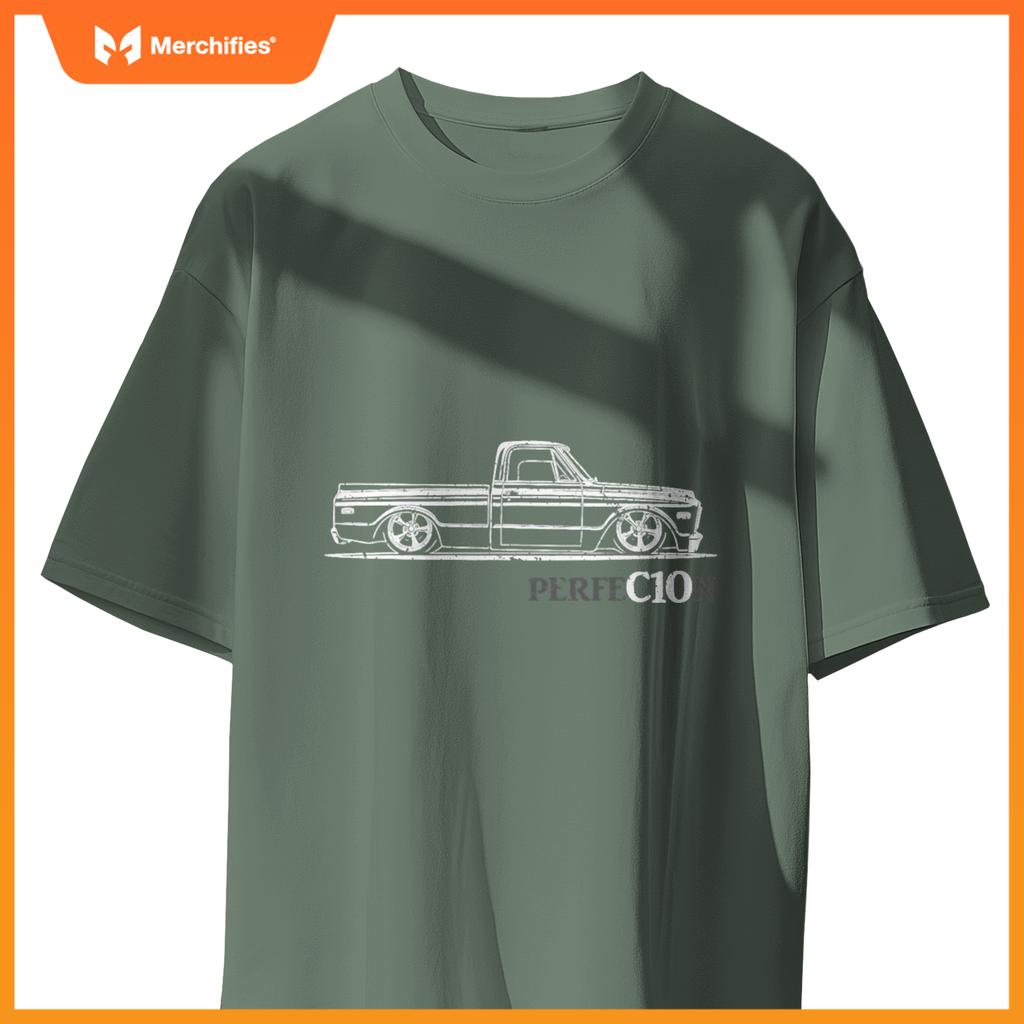 1967-1972 C10 Truck Silhouette C10 Truck Perfection Stance T-Shirt