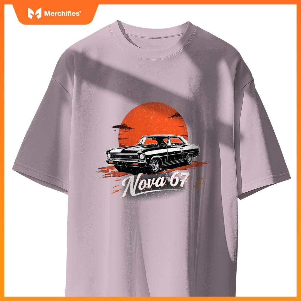 1969 69 Chevys Nova 2 Classic Car Old School Muscle T-Shirt