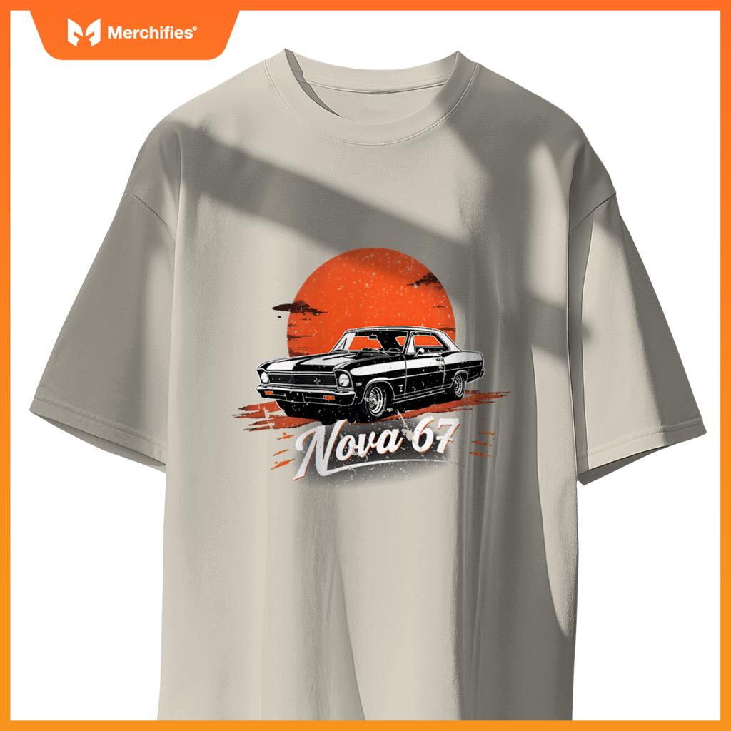 1969 69 Chevys Nova 2 Classic Car Old School Muscle T-Shirt