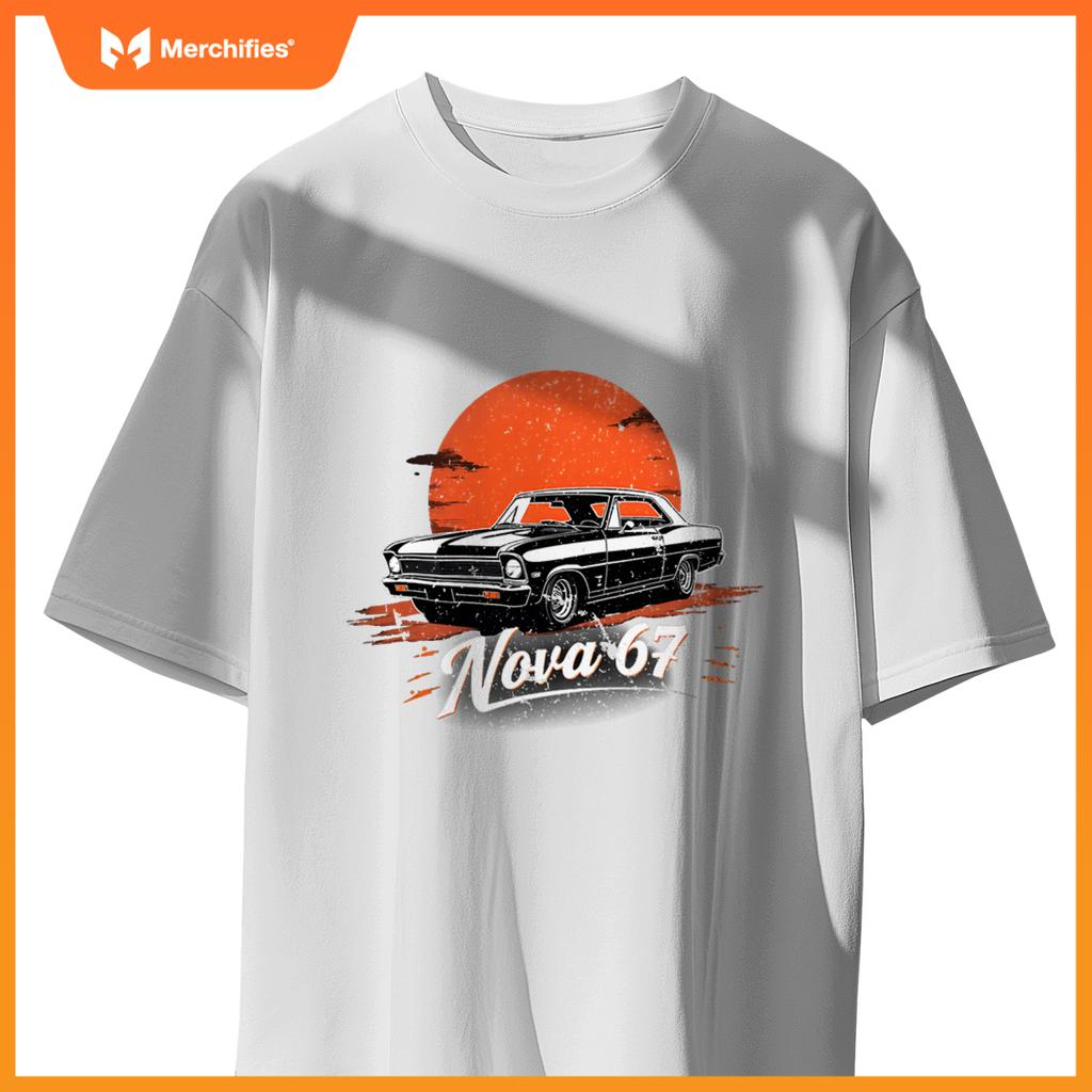 1969 69 Chevys Nova 2 Classic Car Old School Muscle T-Shirt