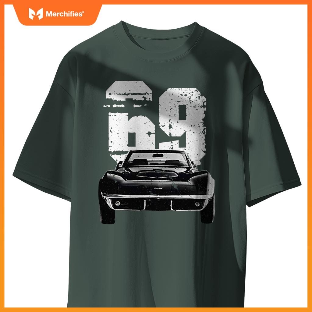 1969 69 C3 Vette Stingray Z06 Supercar Sports Car T-Shirt