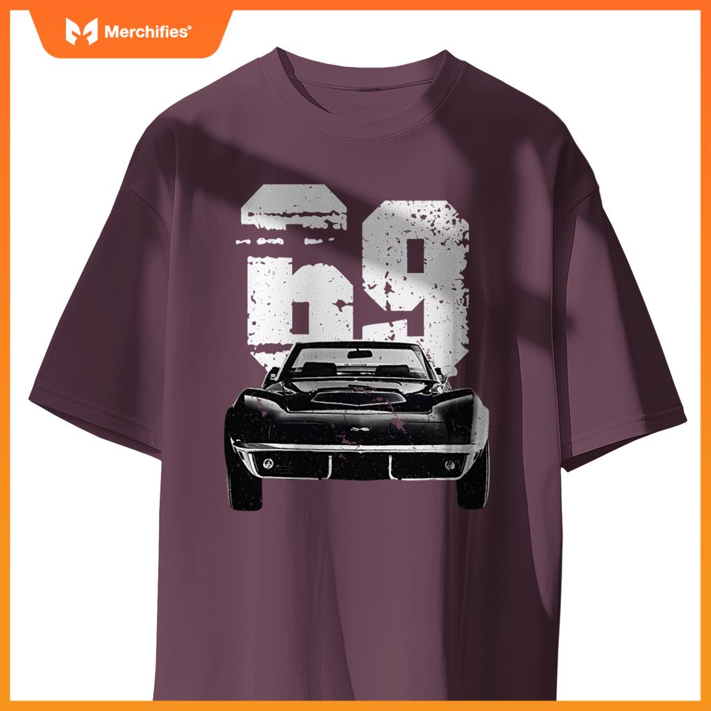 1969 69 C3 Vette Stingray Z06 Supercar Sports Car T-Shirt
