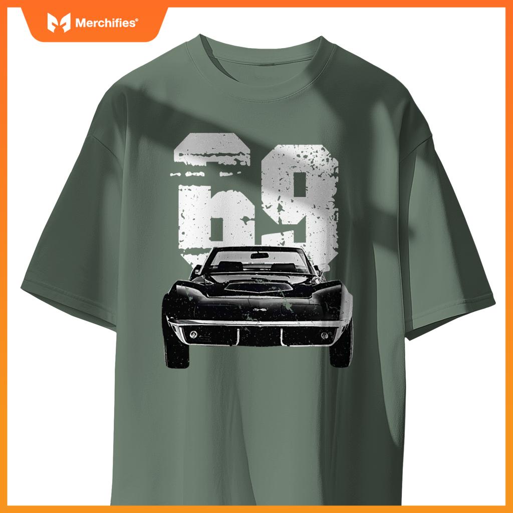 1969 69 C3 Vette Stingray Z06 Supercar Sports Car T-Shirt