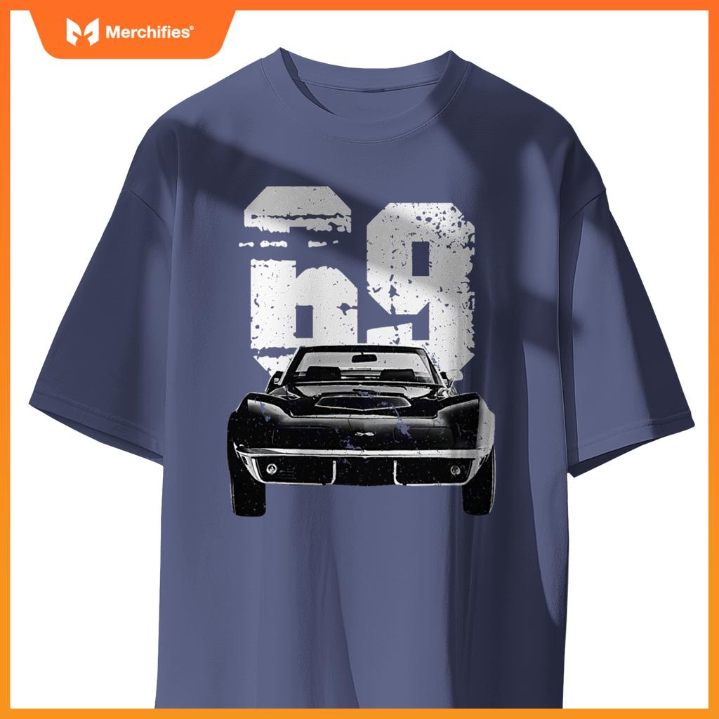 1969 69 C3 Vette Stingray Z06 Supercar Sports Car T-Shirt