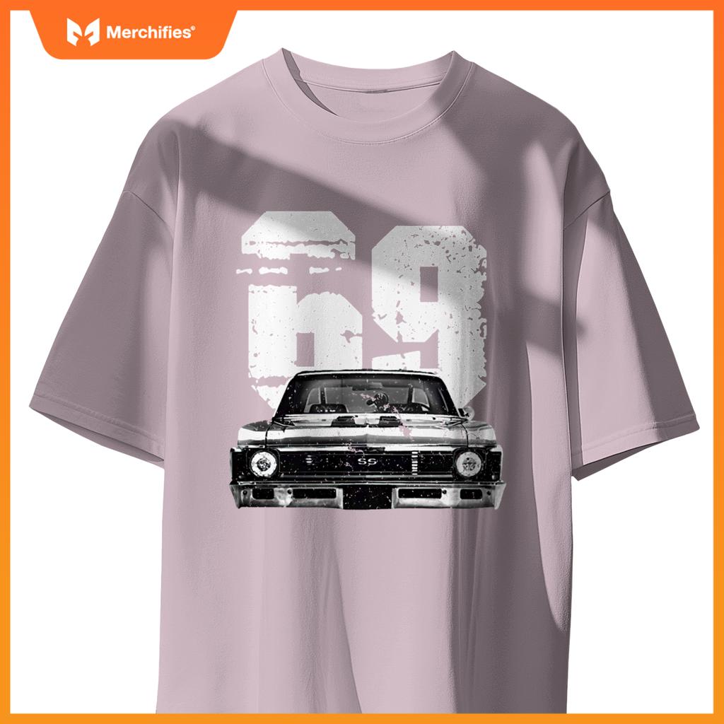 1969 69 Chevys Nova 2  Car Old School Muscle Car T-Shirt