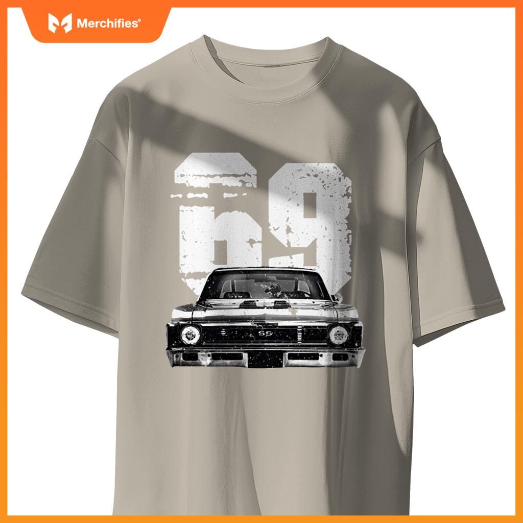1969 69 Chevys Nova 2  Car Old School Muscle Car T-Shirt