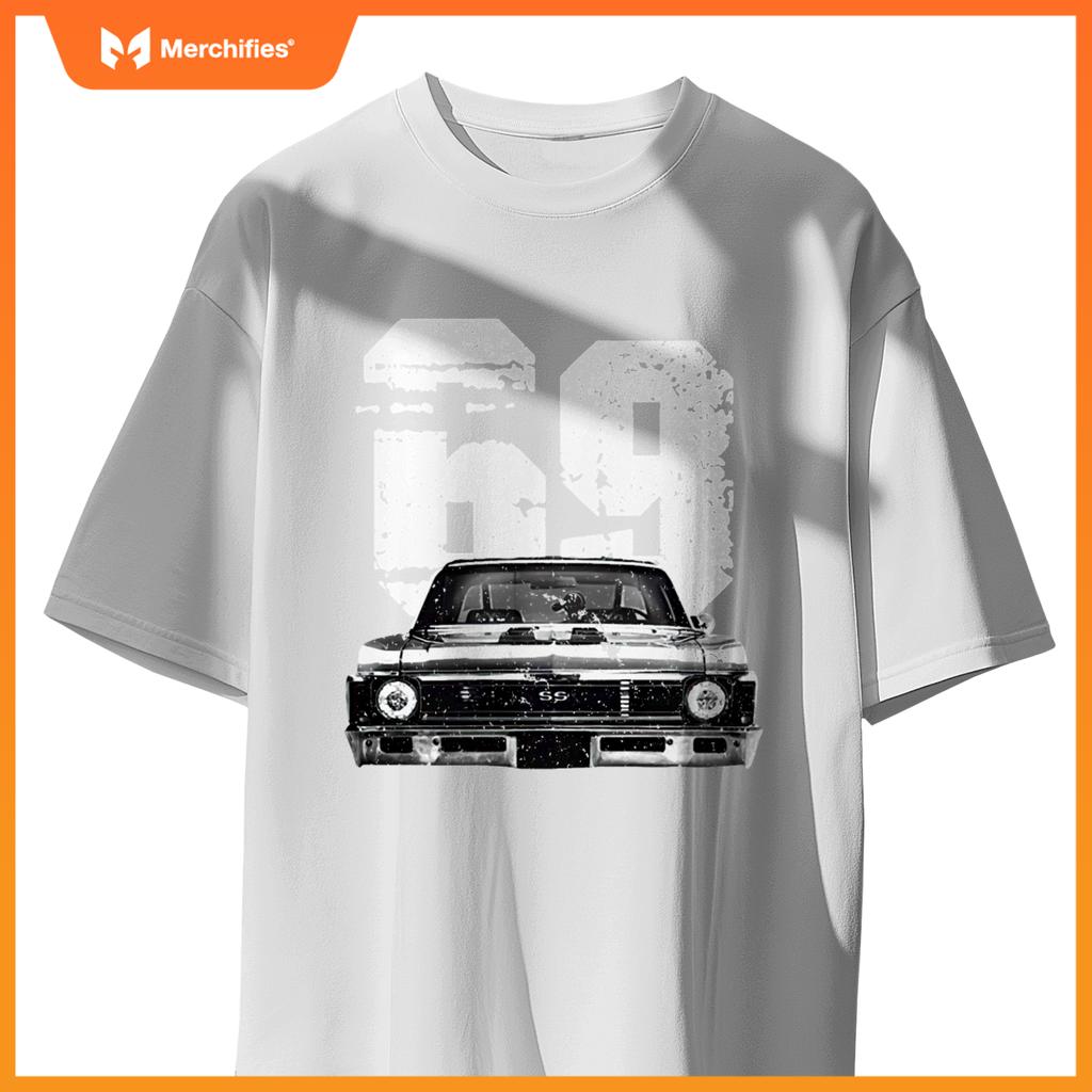 1969 69 Chevys Nova 2  Car Old School Muscle Car T-Shirt