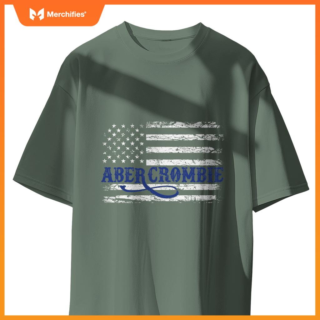 1980s north dakota us flag abercrombie usa patriotic T-Shirt