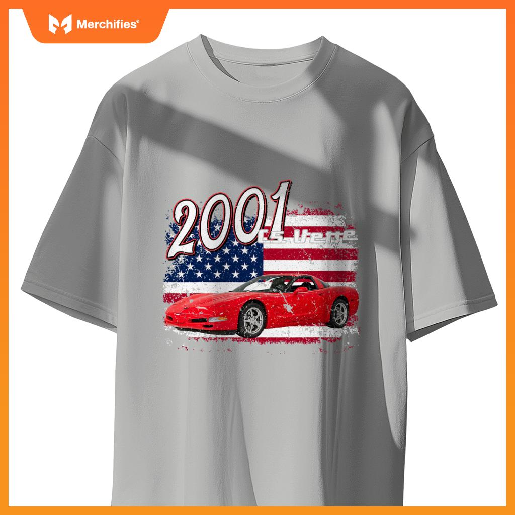 2001 01 C5 Z06 Vette Stingray Red Supercar Sports Car T-Shirt