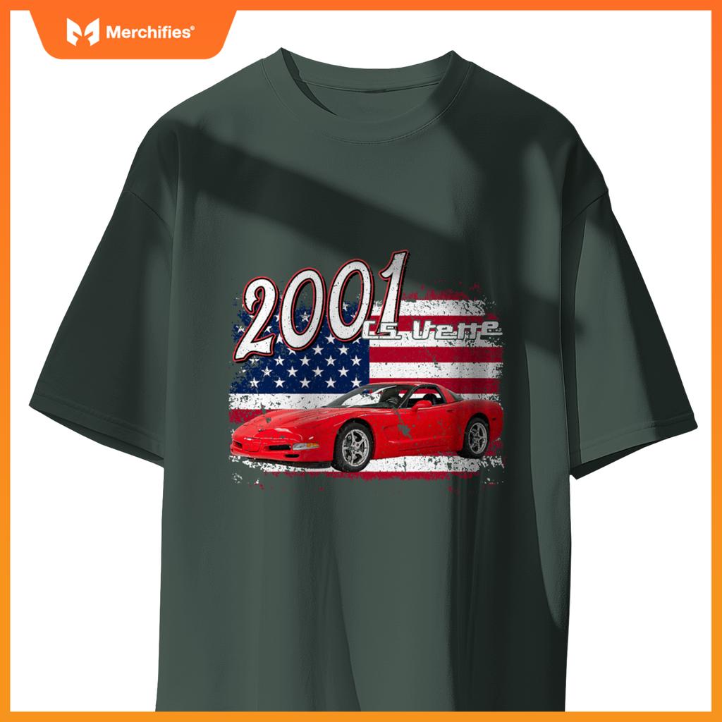 2001 01 C5 Z06 Vette Stingray Red Supercar Sports Car T-Shirt