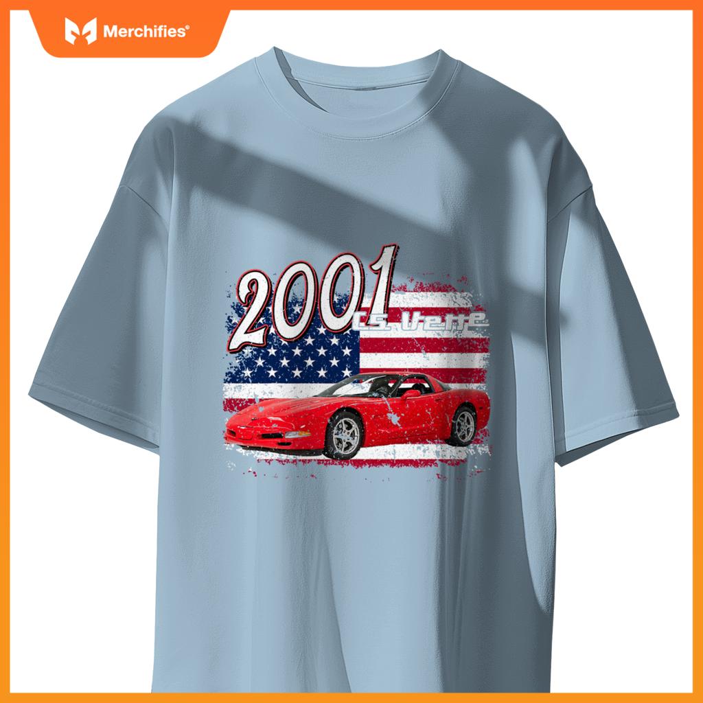 2001 01 C5 Z06 Vette Stingray Red Supercar Sports Car T-Shirt