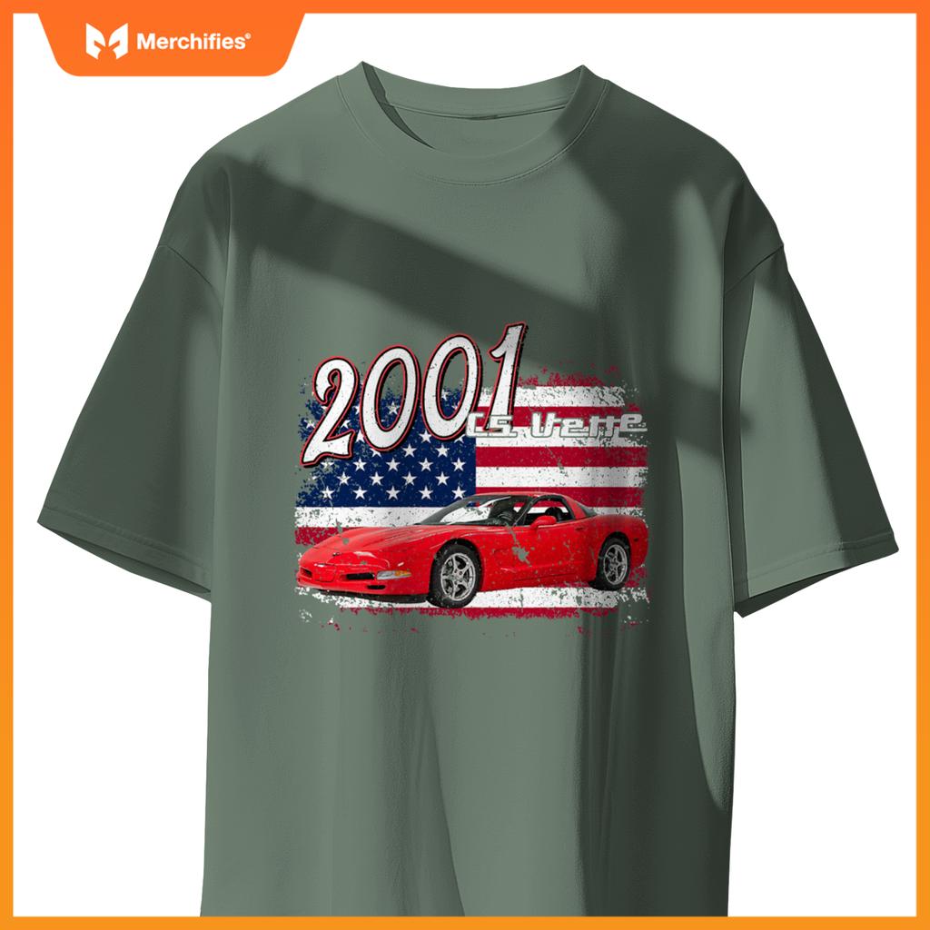 2001 01 C5 Z06 Vette Stingray Red Supercar Sports Car T-Shirt