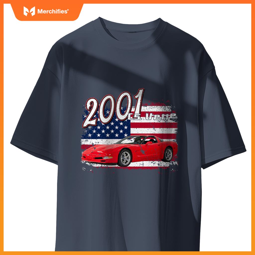 2001 01 C5 Z06 Vette Stingray Red Supercar Sports Car T-Shirt