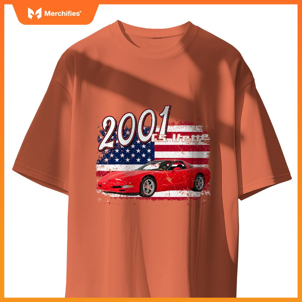 2001 01 C5 Z06 Vette Stingray Red Supercar Sports Car T-Shirt