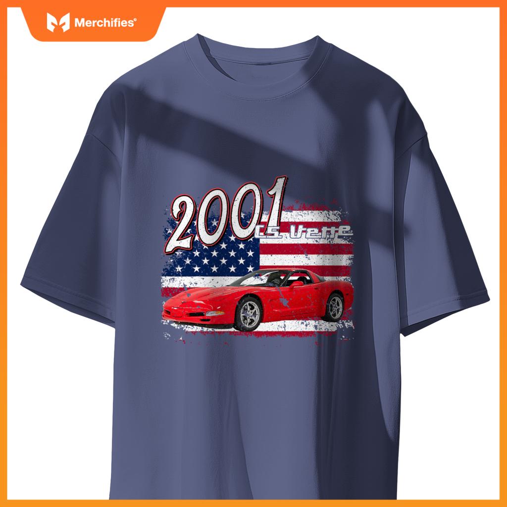 2001 01 C5 Z06 Vette Stingray Red Supercar Sports Car T-Shirt