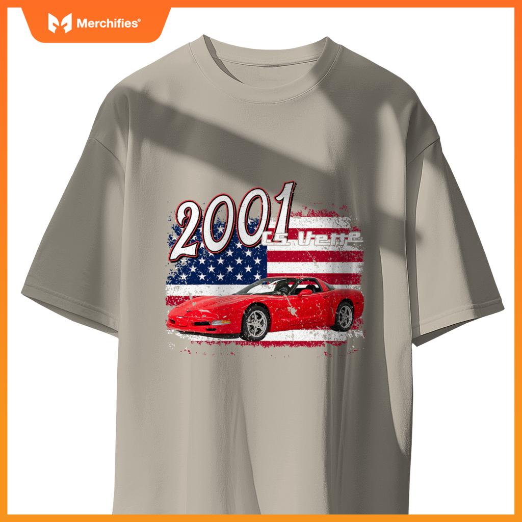 2001 01 C5 Z06 Vette Stingray Red Supercar Sports Car T-Shirt
