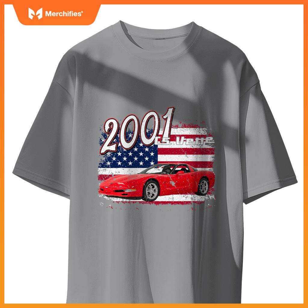 2001 01 C5 Z06 Vette Stingray Red Supercar Sports Car T-Shirt