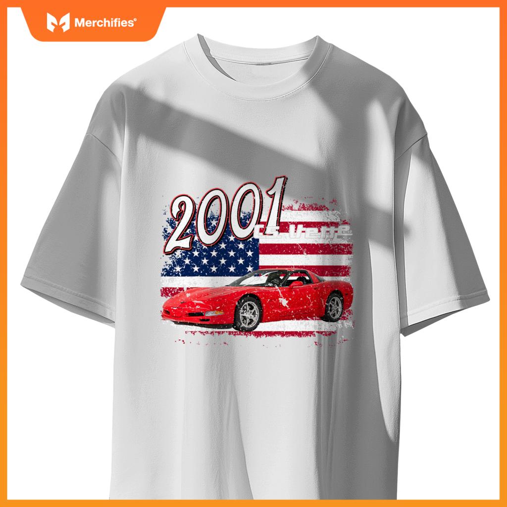 2001 01 C5 Z06 Vette Stingray Red Supercar Sports Car T-Shirt