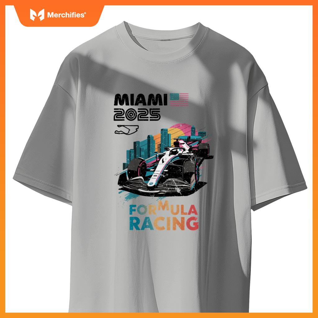 2025 Formula Racing Car 2021 Miami Racer Lover T-Shirt