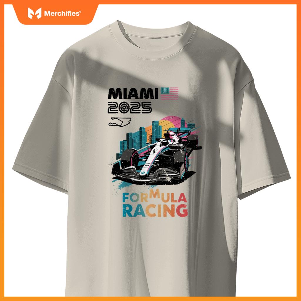 2025 Formula Racing Car 2021 Miami Racer Lover T-Shirt