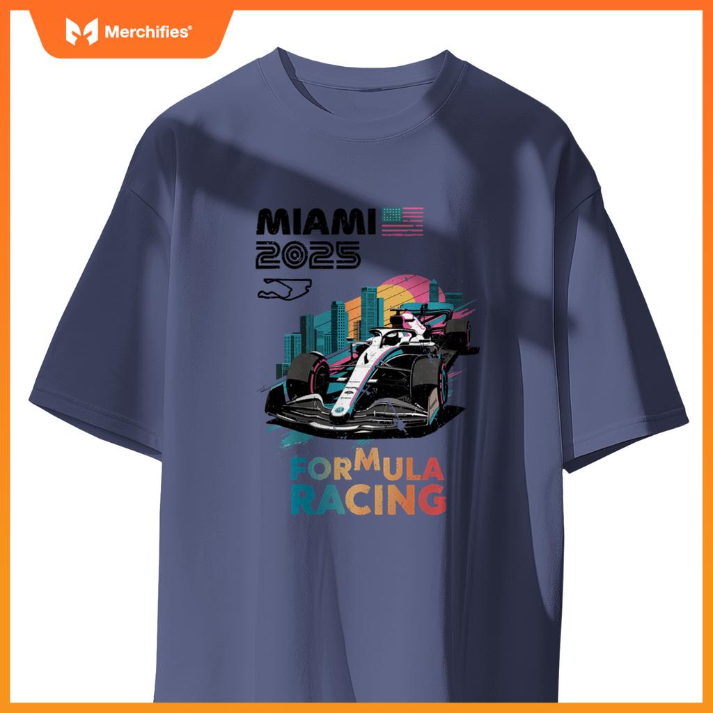 2025 Formula Racing Car 2021 Miami Racer Lover T-Shirt