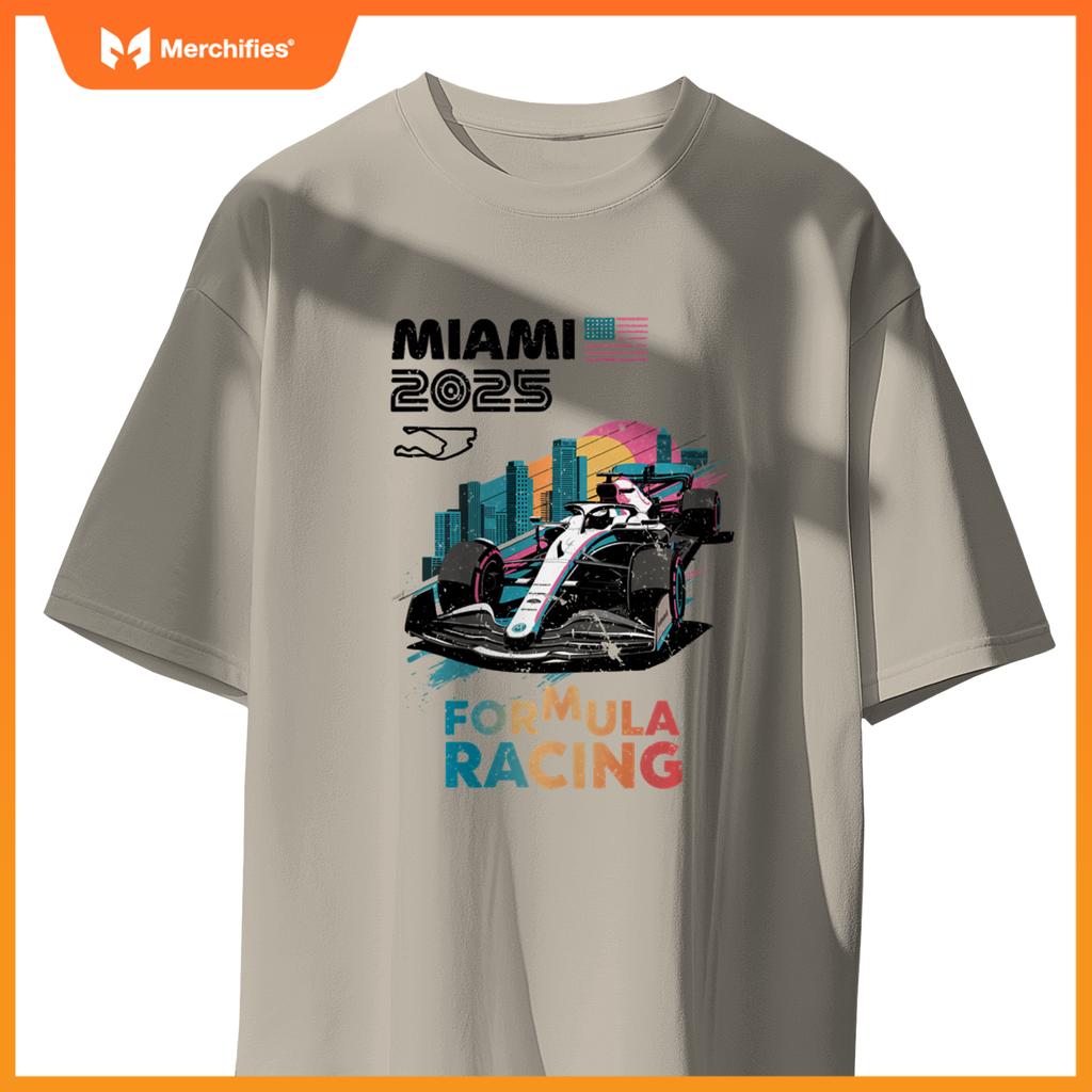 2025 Formula Racing Car 2021 Miami Racer Lover T-Shirt