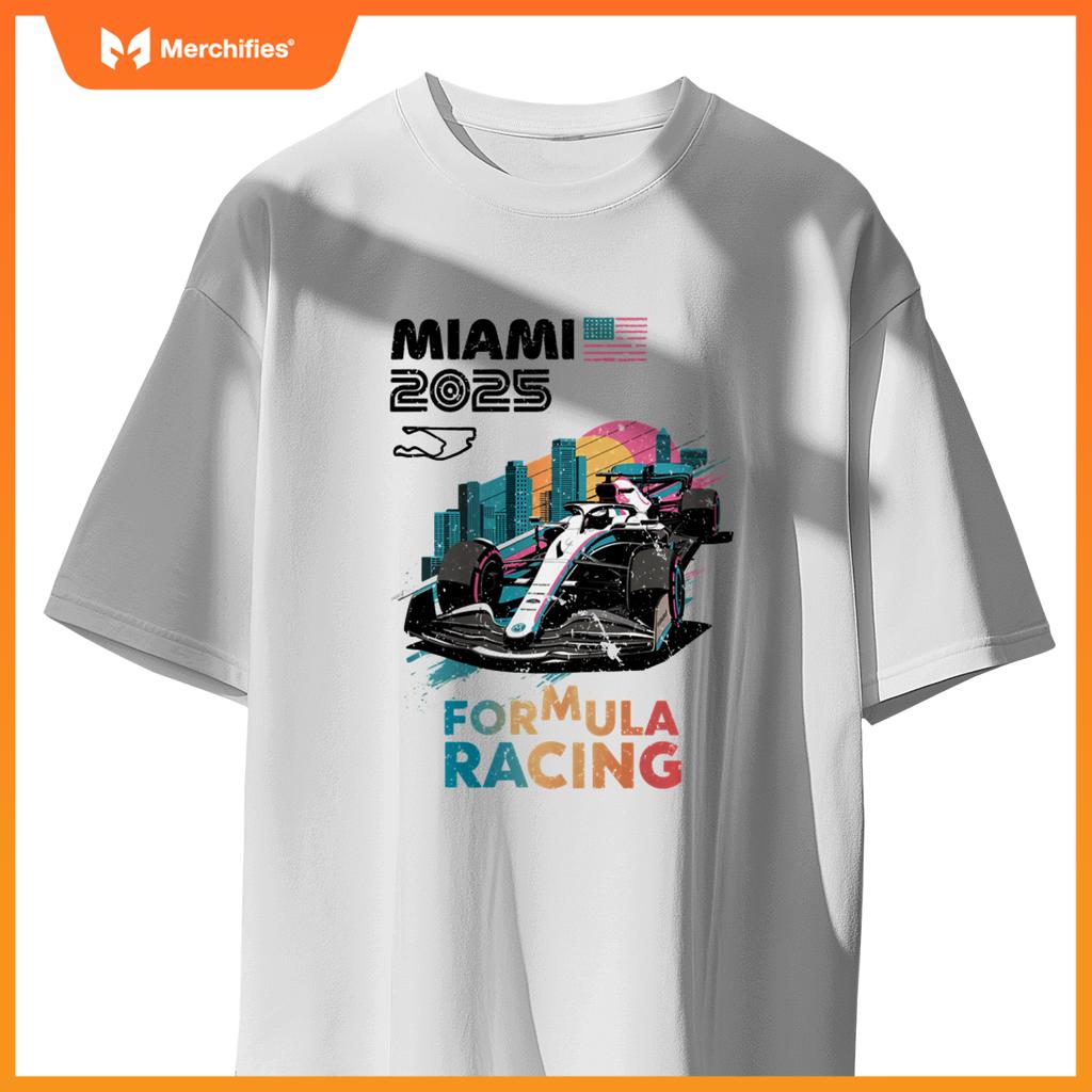 2025 Formula Racing Car 2021 Miami Racer Lover T-Shirt