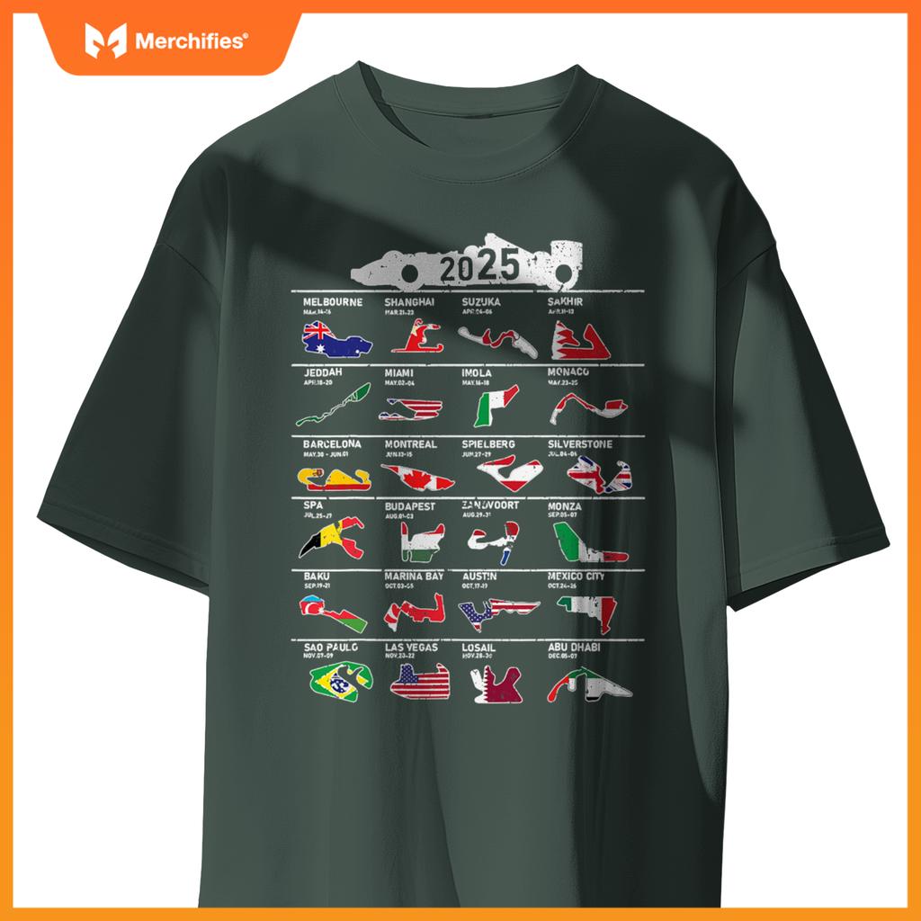2025 Mula Racing Open Wheel Race Car Fan World Circut T-Shirt