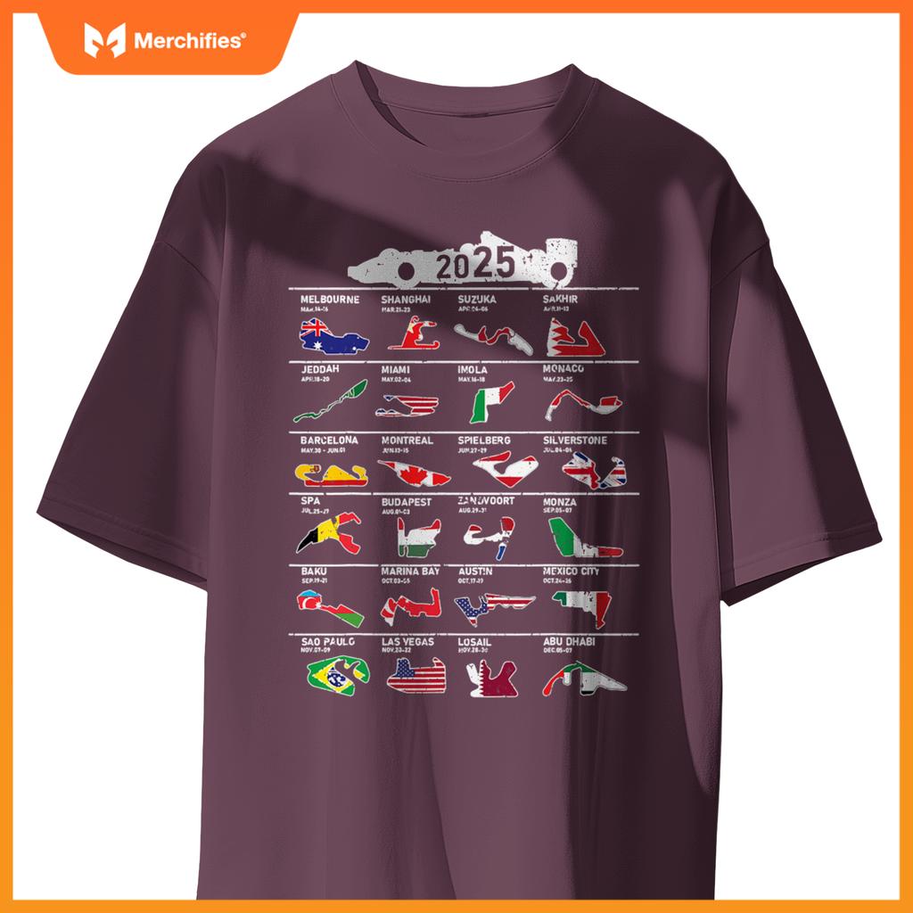 2025 Mula Racing Open Wheel Race Car Fan World Circut T-Shirt