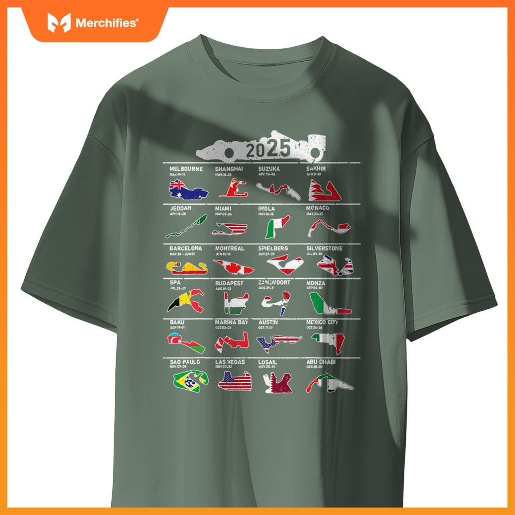 2025 Mula Racing Open Wheel Race Car Fan World Circut T-Shirt