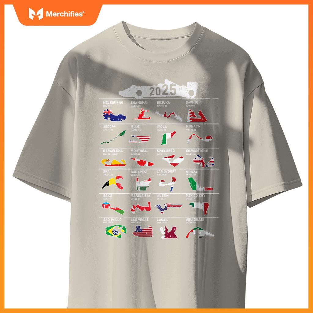 2025 Mula Racing Open Wheel Race Car Fan World Circut T-Shirt