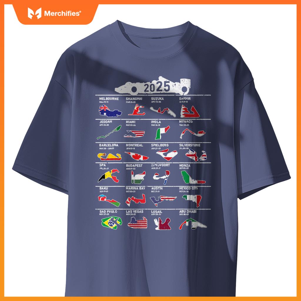 2025 Mula Racing Open Wheel Race Car Fan World Circut T-Shirt