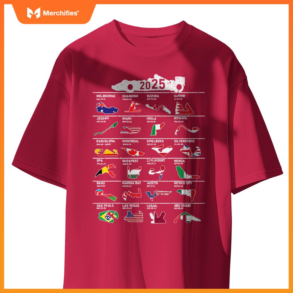 2025 Mula Racing Open Wheel Race Car Fan World Circut T-Shirt