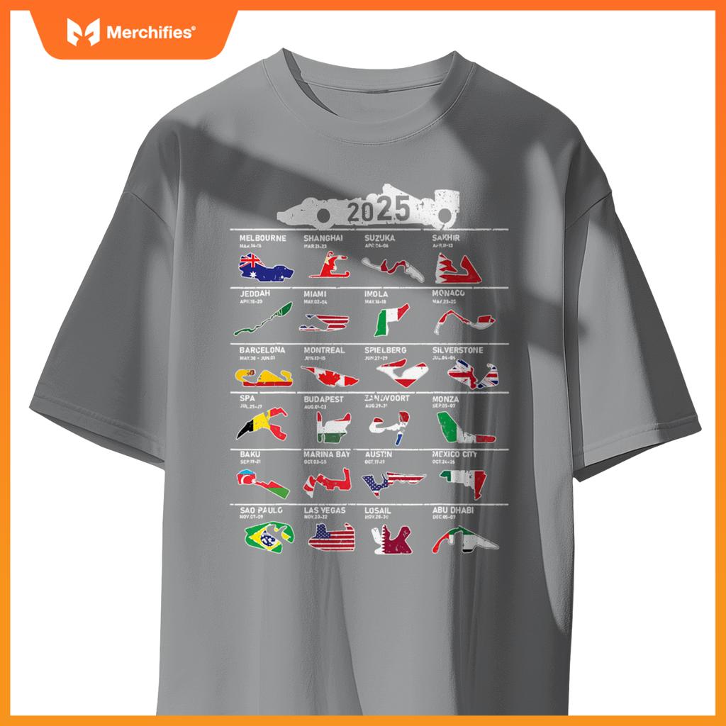 2025 Mula Racing Open Wheel Race Car Fan World Circut T-Shirt