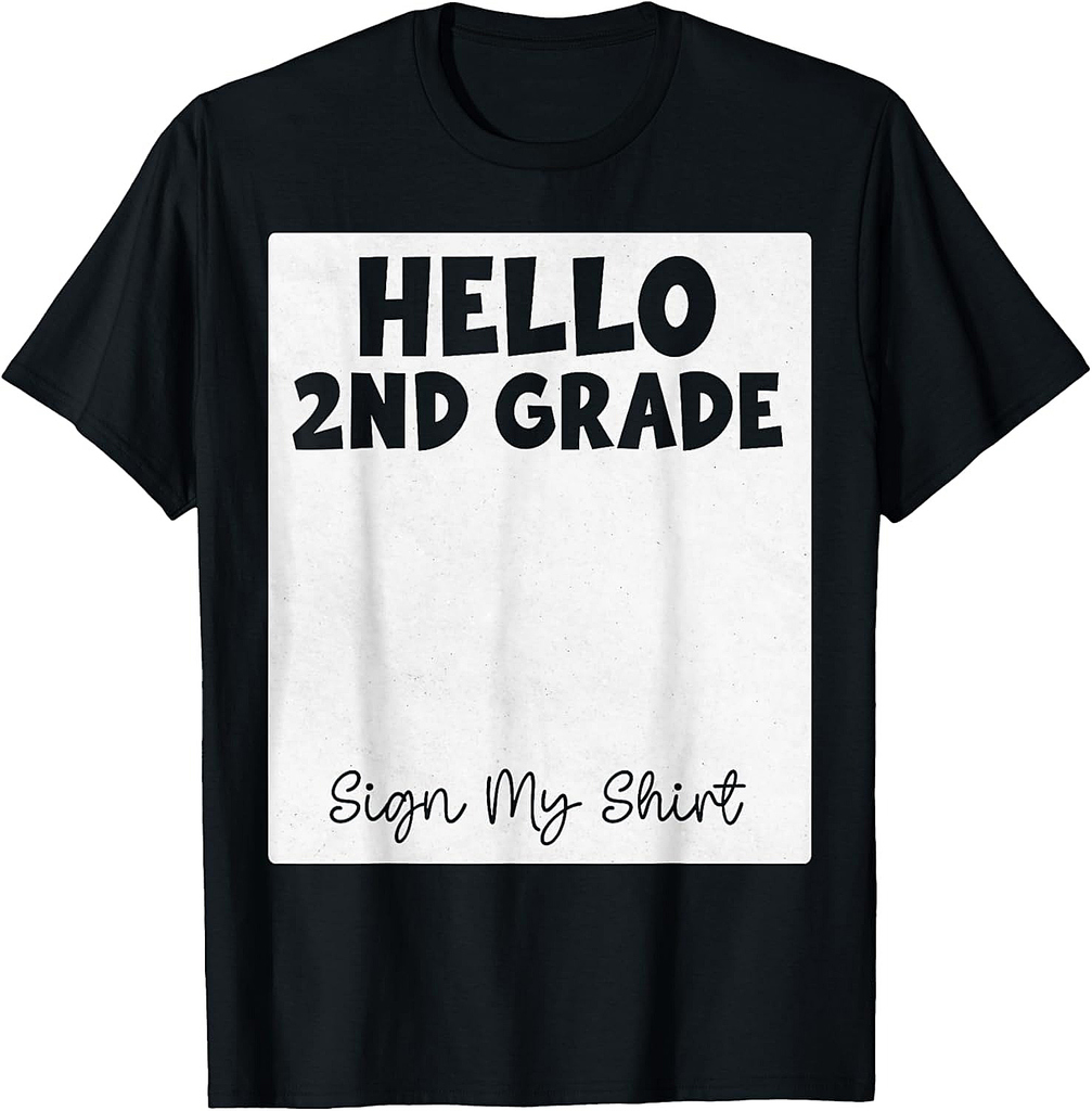 2nd Grade Back to School Kids Hello Second Grade Team T-Shirt