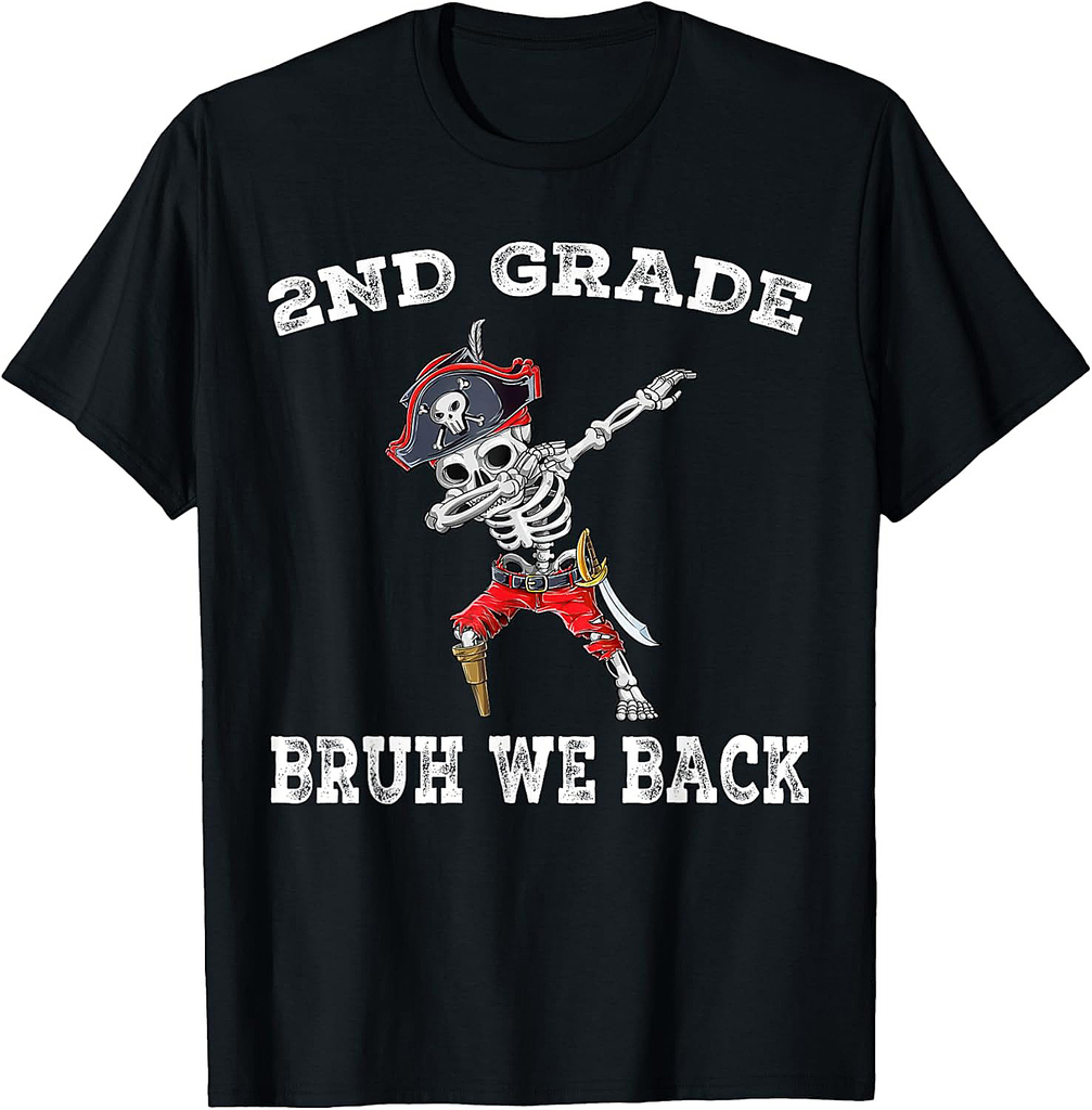 2nd Grade Teachers First Day School Pirate Back to School T-Shirt