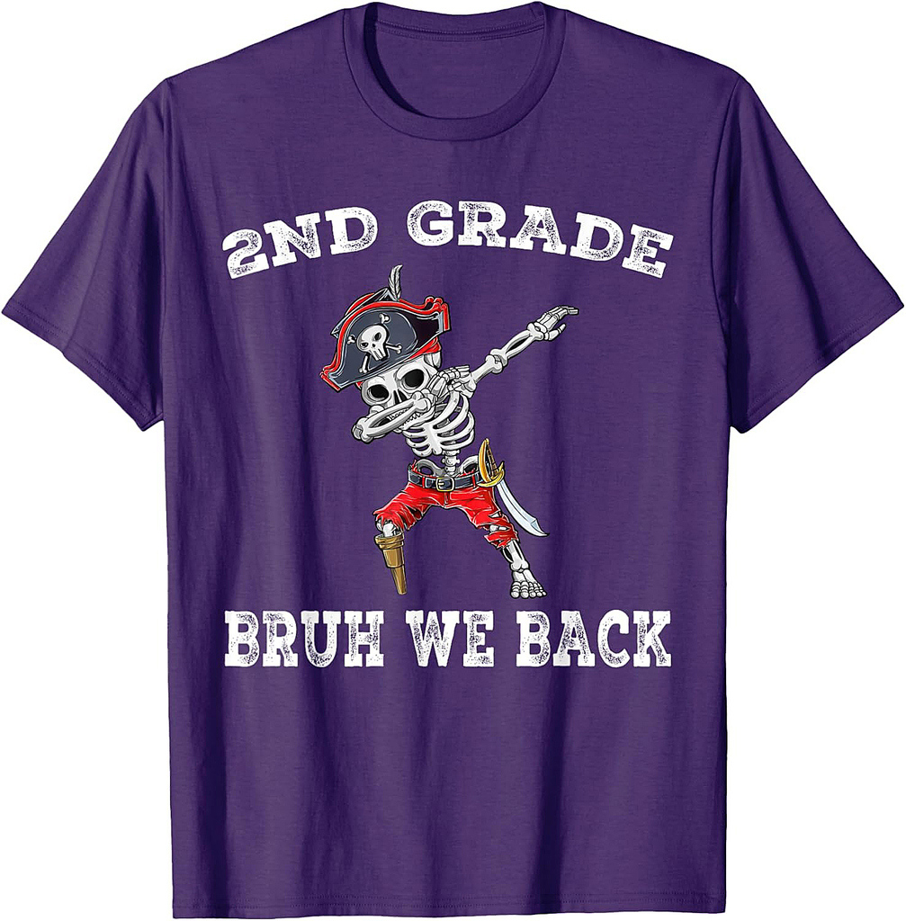 2nd Grade Teachers First Day School Pirate Back to School T-Shirt