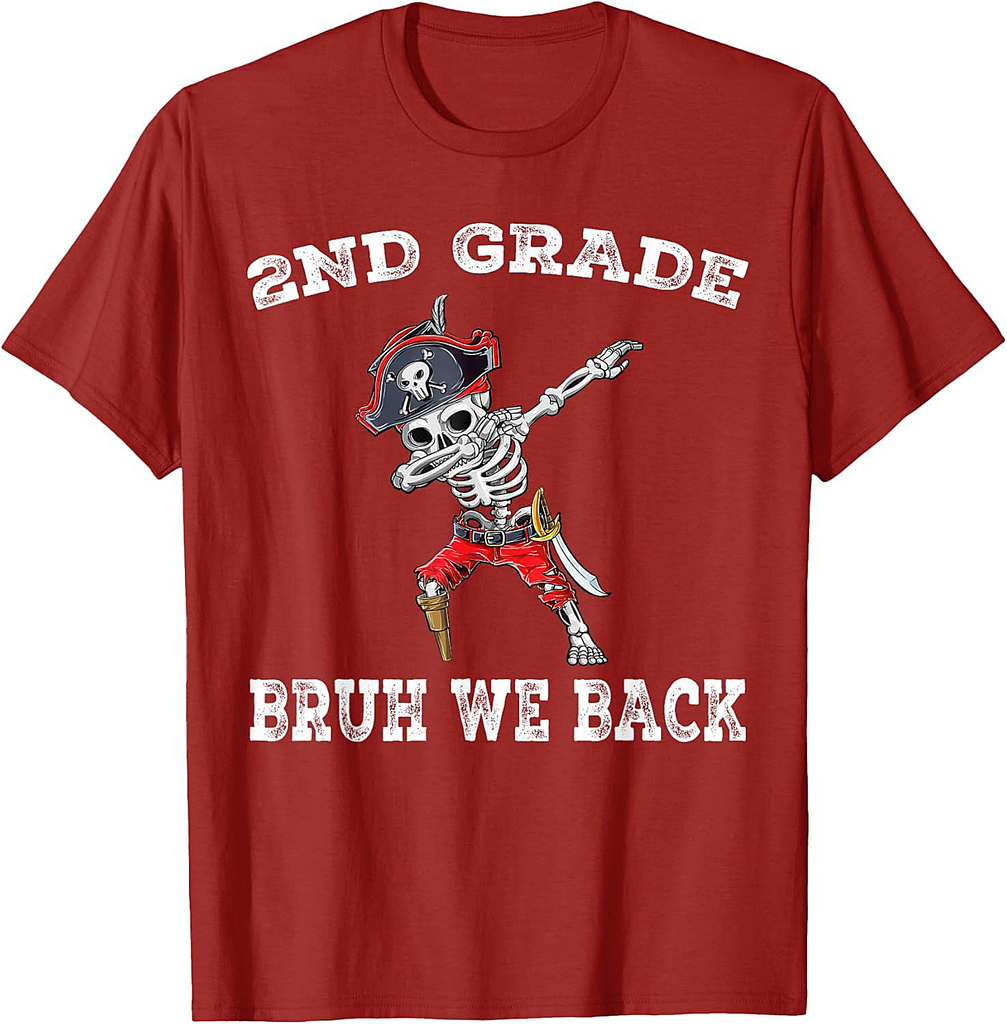 2nd Grade Teachers First Day School Pirate Back to School T-Shirt