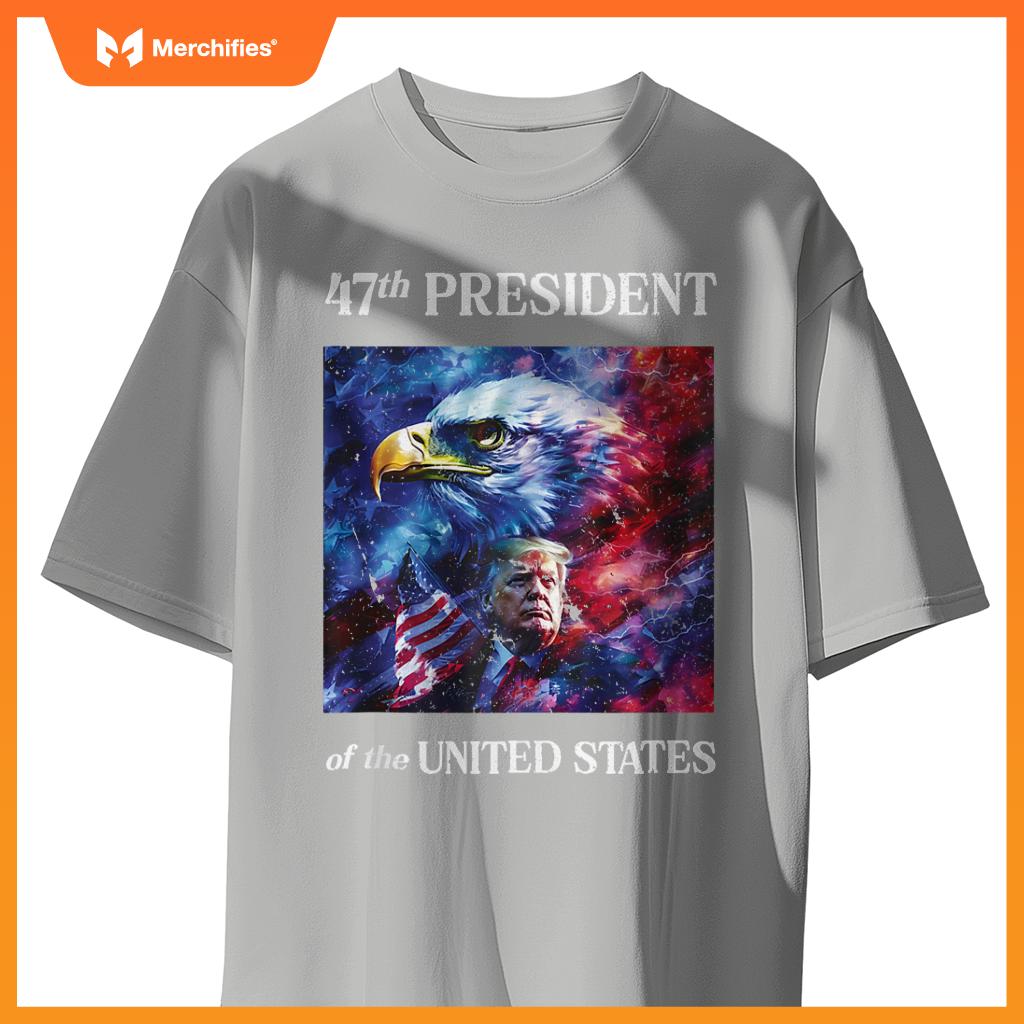 47th President Trump Eagle Patriotic Inauguration Day T-Shirt